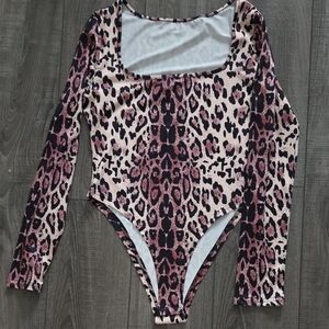 Leopard Print Kids One Piece